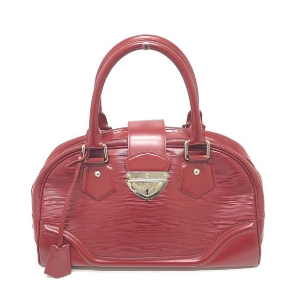 Auth LOUIS VUITTON M5931M Epi Bowling - Montaigne GM Bag Mini Duffle Bag Hand Ba - Picture 1 of 16